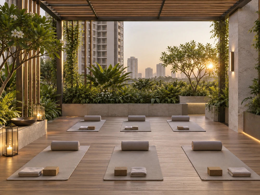 Yoga Meditation Area — Arvind Goregaon West